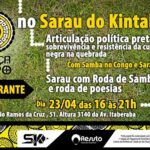 Terça Afro Itinerante no Sarau no Kintal